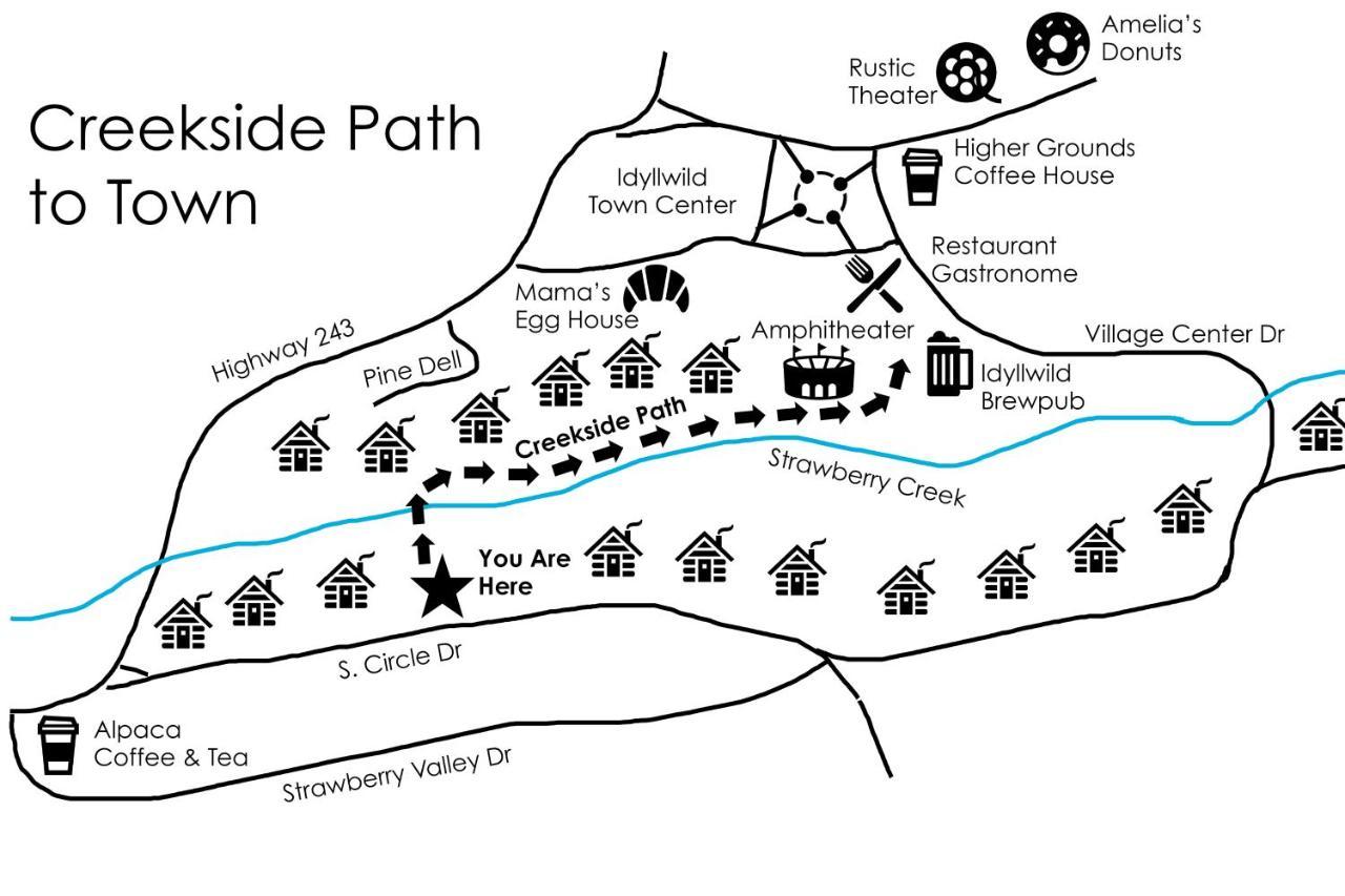 Creekside Cabin Hotel Idyllwild Exterior foto